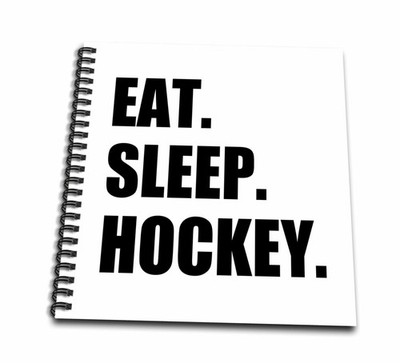 3Drose Db1804102 Eat Sleep Hockey Text Gift For Sport Team Players And