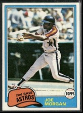 Baseball Topps Joe Morgan Near Mint or Better