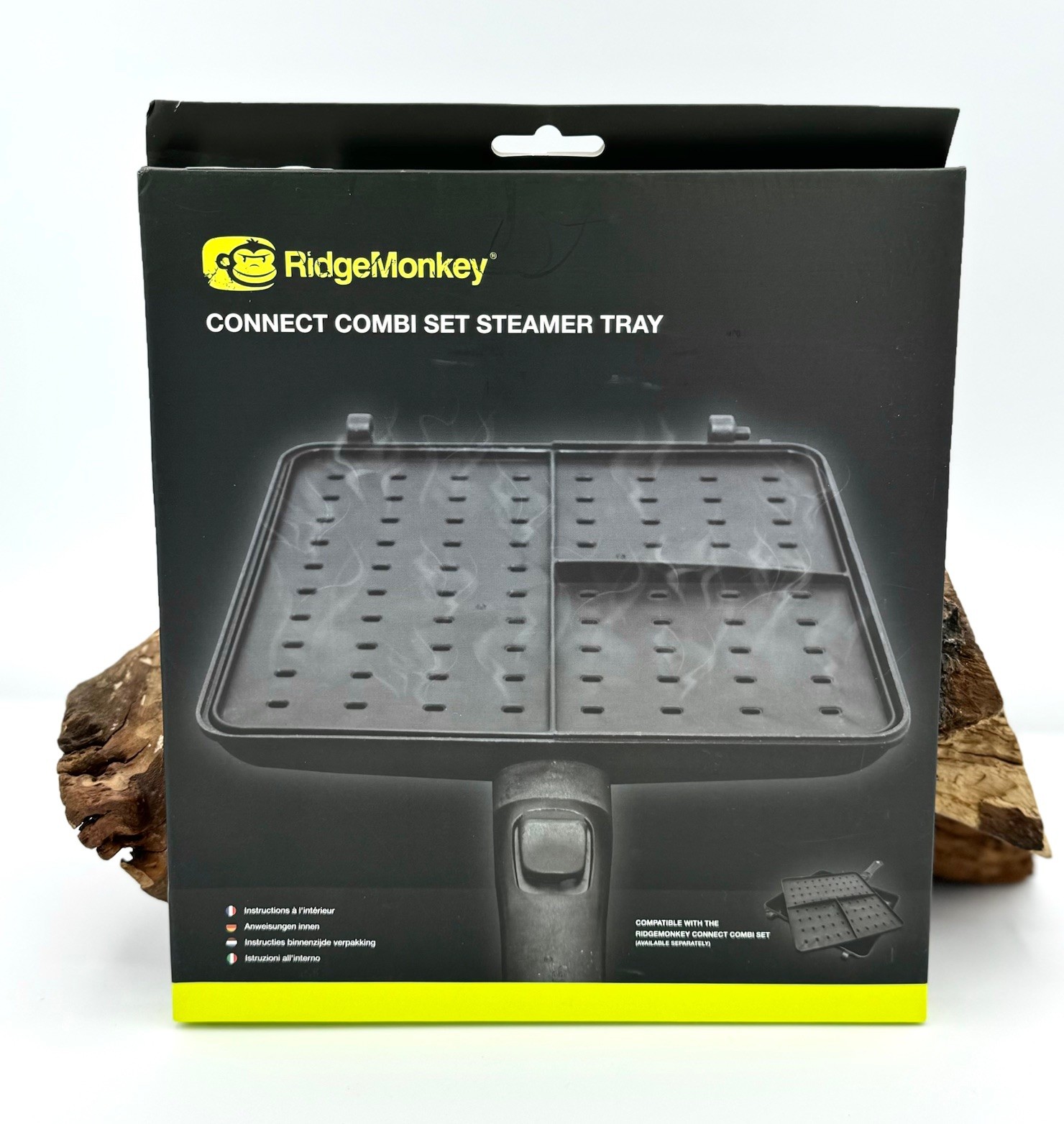 RidgeMonkey Connect Combi Set Steamer Tray Angeln Camping Dampfgarer SALE