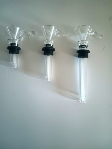 Bong Downstem with Martini Stem Slide Set Three Lengths Short Medium and Long