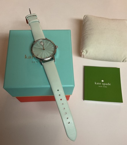 KATE SPADE METRO Silver Tone SWAN WATCH VERY RARE AND UNIQUE EUC - Picture 5 of 12