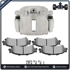 For Chevrolet Silverado 1500 1999-2002 Brake Calipers Rear Ceramic Pads And Left