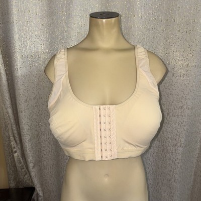 Embraced Front Hook Closure Bra, Nude, Posture Support, Adjustable, Size 3X, NWT
