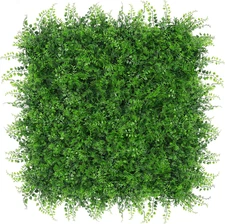 Grass Wall Panels, 20''X20'' 12Pcs Artificial Boxwood Hedge Panels Privacy Scree