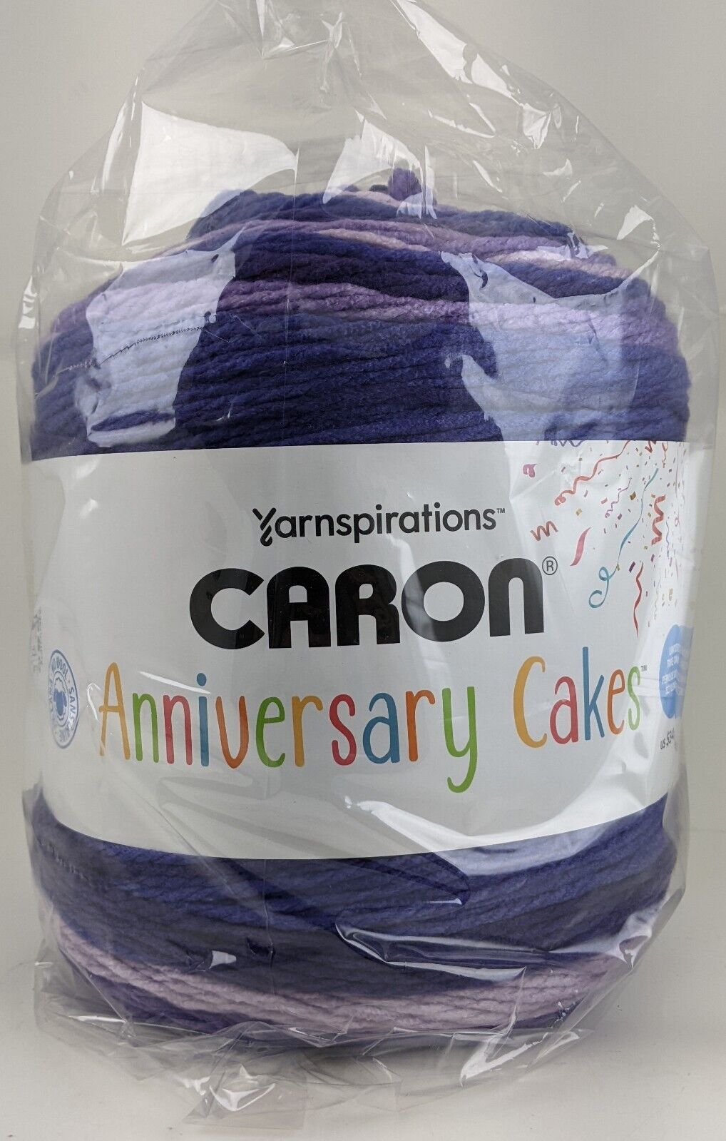 Caron Anniversary Cake Yarn in Pelican for Quick Workup Projects