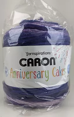 Yarnspirations Caron Anniversary Cakes Yarn Grape 35.3 oz 1061 yds 3183 Ft Bulk