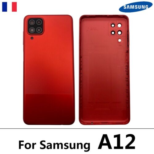 Cache Batterie Samsung Galaxy A12 Rouge - Photo 1/1