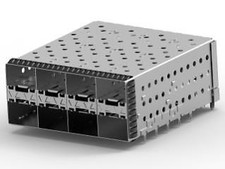 1Pcs 2007394-5  I/O Connectors SFP+ ASSY 2X4 SPRING FINGERS 4 LP SN