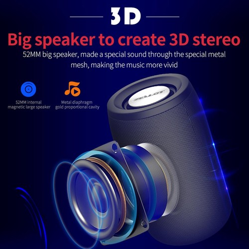 Bluetooth Speaker Wireless Portable Waterproof Outdoor Loud Stereo Bass USB S0C4 - Picture 5 of 11