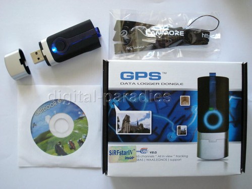 GT-730FL-S USB GPS Empfänger Data Logger Foto Tracker Akku 17 Std Datenlogger - Bild 3 von 3