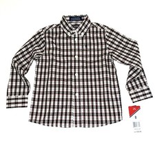 IZOD Boys Long Sleeve Button Down Shirt 4 Reg NWT 32