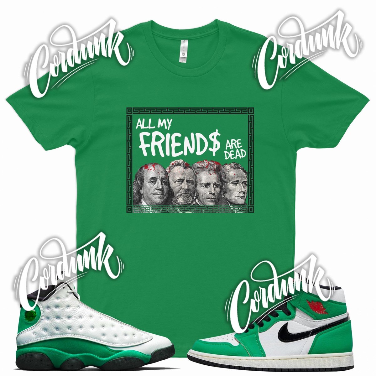 Sneaker Green 13s Shirt Shirt To Go With Lucky Green 13s Retro 13