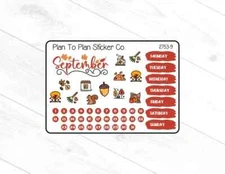 2753-9~~September Journal Planner Stickers.