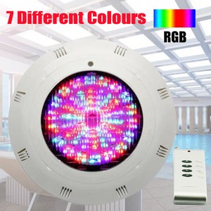 RGB Colors 252 LED Underwater Pool Light 18W Pool &Spa Lamp+Remote Controller US RGB Colors 252 LED Underwater Pool Light 18W Pool &Spa Lamp+Remote Controller US