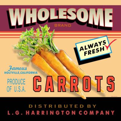 Ceramic Backsplash Tile Mural Fruit Kitchen/Bathroom - Wholesome Carrots