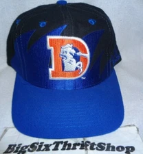 Denver Broncos NFL Pro Line Authentic Logo Athletic Sharktooth Snapback Hat Cap