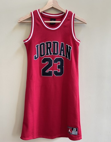 NEW NIKE Jordan 23 Jersey Dress Red Size Large (12/13), Basketball Athletic Wear - Picture 2 of 7