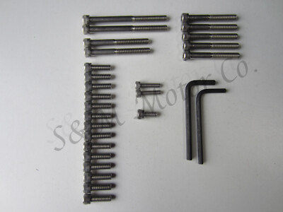 BSA BANTAM D7 ENGINE TRANSMISSION ALLEN SCREW BOLT SS SET