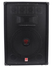 Rockville RSG15.4 15” 3-Way 1500 Watt 4-Ohm Passive DJ/Pro Audio PA Speaker