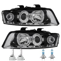 Scheinwerfer Frontscheinwerfer Set Xenon D1S/H7 FüR Audi A4 Avant Inkl. Lampen