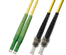 1M Singlemode Duplex Fiber Optic Cable 9/125 LC APC ST UPC Patch Cable Network