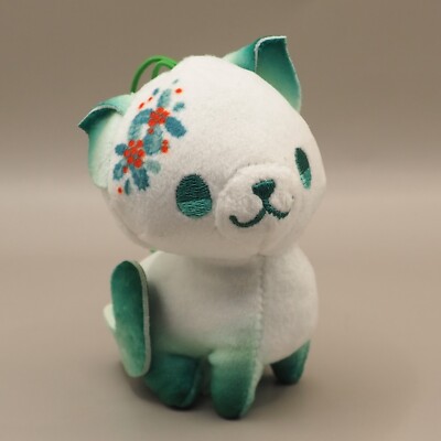 Hiiragi Hana Neko Flower Cat Plush Mascot Capsule Toy Japan ZA809