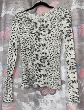 ZARA COLLECTION Lace Long Sleeve Top Women  s Size SMALL