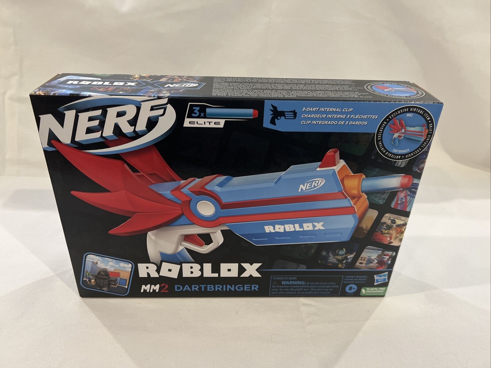 Roblox Foam Dart Blaster MM2: Dartbringer Exclusive Virtual Item Code  Included