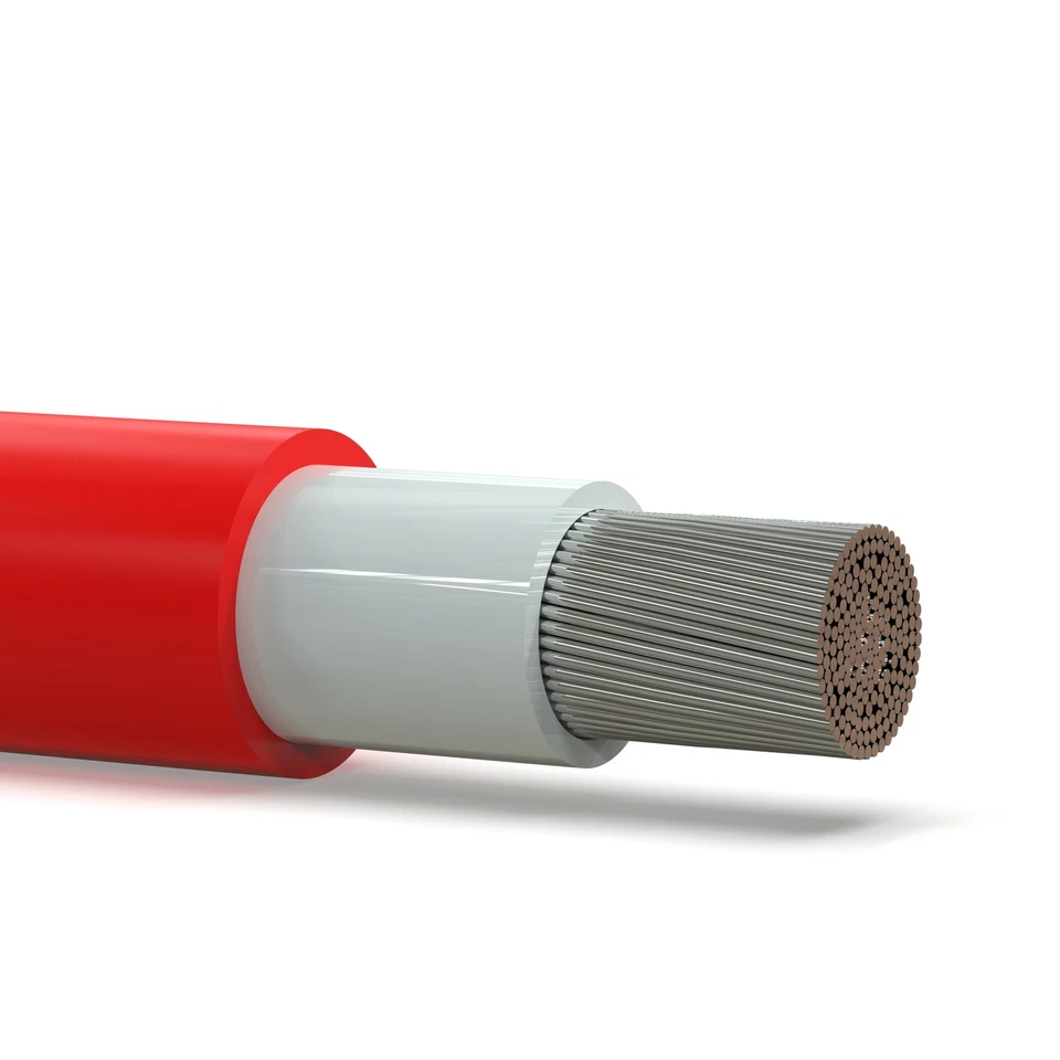 AUPROTEC 100M Cable Solar 6Mm² Cable PV Conductor Fotovoltaico Rojo - Imagen 3 de 3