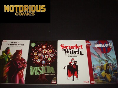 Wandavision TPB Set Vision & Scarlet Which House of M Tom King Robinson Bendis