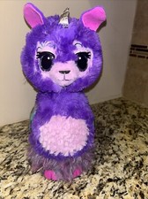 Hatchimals WOW Llalacorn Interactive Purple Llama 32  Hatchimal Large