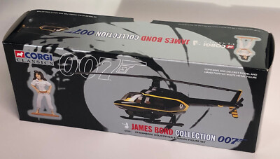 007 JAMES BOND ~ Stromberg Heli & Figure [Corgi 1998, UK] NEW ~ old store stock