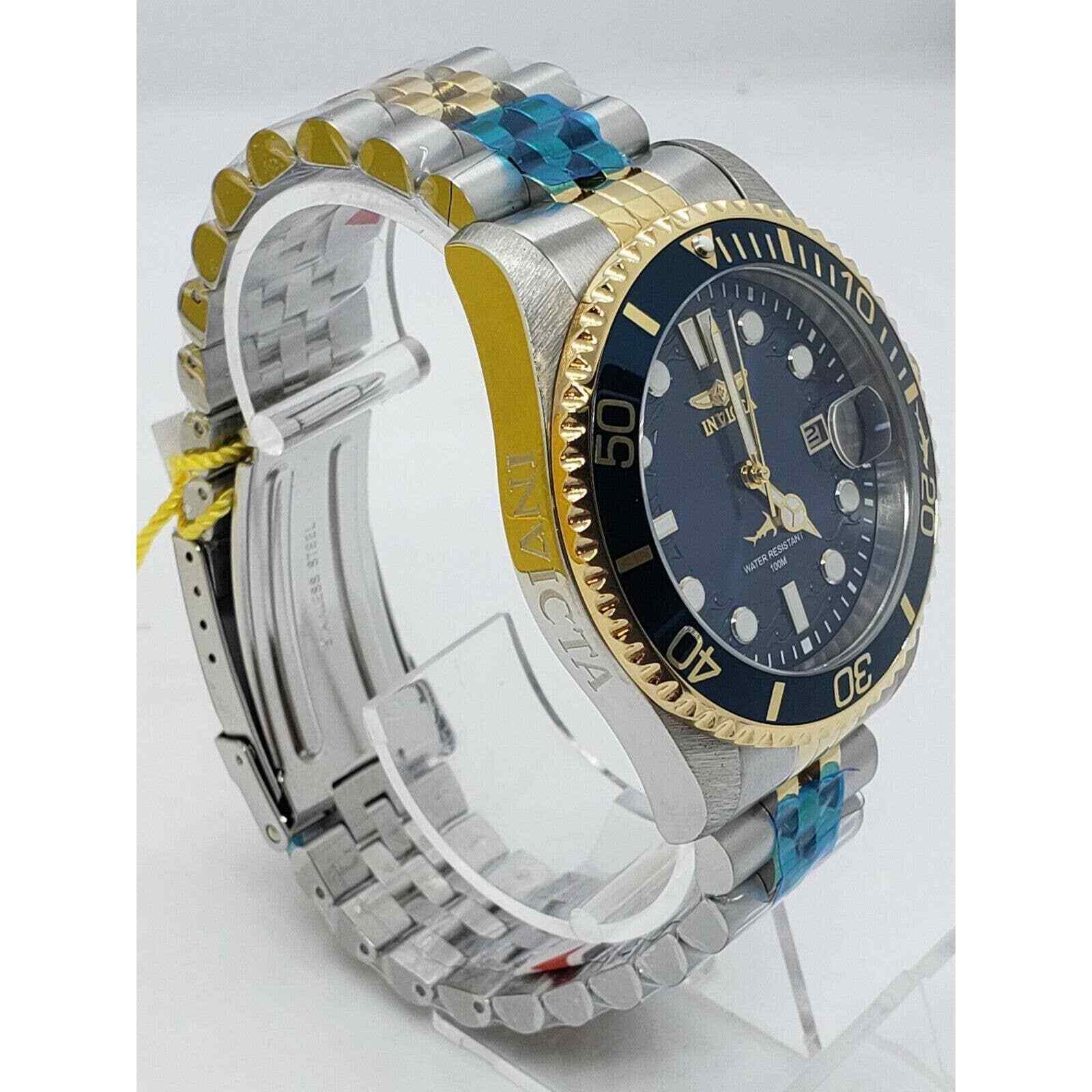 Invicta 30616 Pro Diver Quartz 3 Hand Blue Dial Watch 886678363063 | eBay