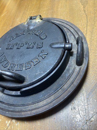 Antique Krumkake Iron Maker 1893 Alfred Andersen Minneapolis MN - Picture 7 of 14