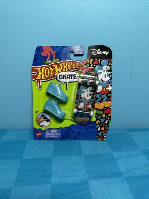 Hot Wheels Skate Disney Mickey Mouse Finger Skateboard NEW Tony Hawk HTF