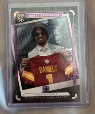 🔥2024 Photogenic #1 Jayden Daniels Draft Snapshots Purple 1st of the line /75