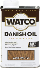 65851 Danish Oil Wood Finish, Pint, Dark Walnut