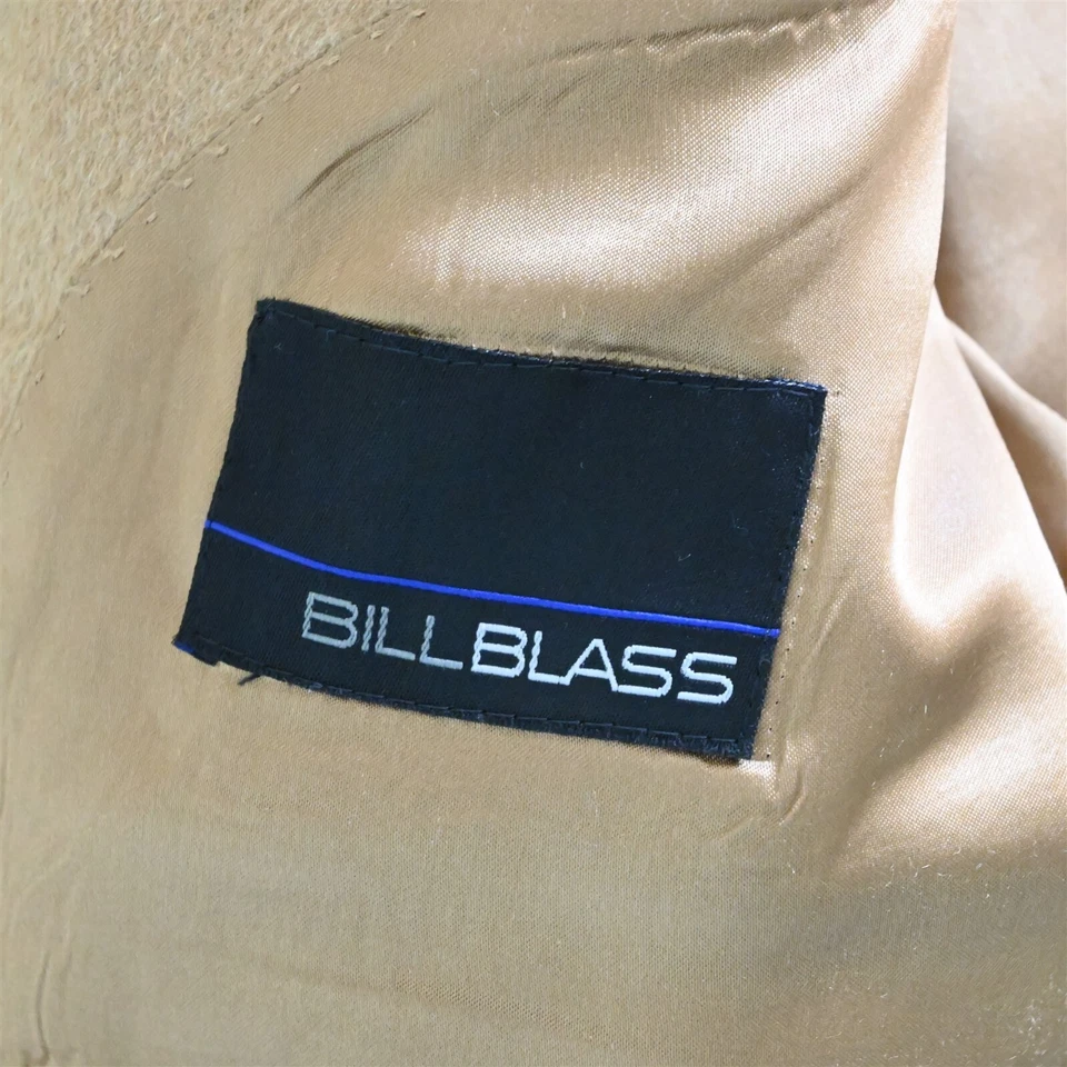 Bill Blass 42S 米色 100% 骆驼毛法兰绒男式西装夹克外套 — 第 4/4 张图片
