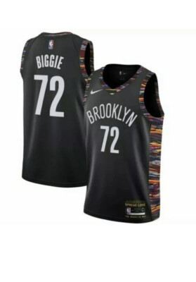 Nike Brooklyn Nets Biggie Jersey Black SZ XL 52 Mens CD7062 Nike Brooklyn Nets Biggie Jersey Black SZ XL 52 Mens CD7062