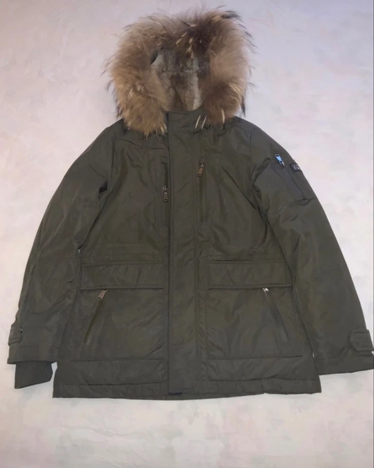 Parka da bambino Yes- Zee, colore verde, tg M; 10/12 Anni; - Immagine 4 di 4