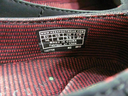 Keen Women Shoe Sterling City Size 6M Black Ballet Flat Pre Owned qp - Picture 3 of 12
