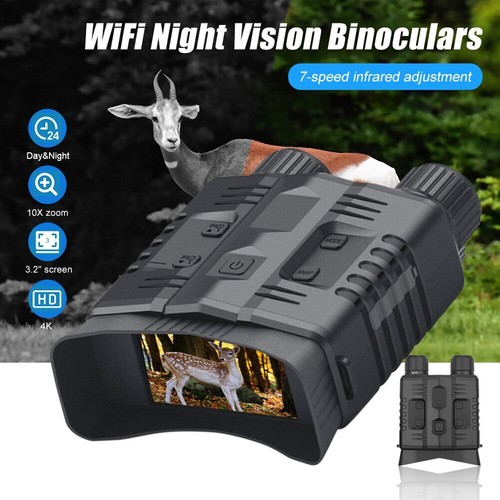 4K 1080P Night Vision Goggles Binoculars Infrared Thermal Binoculars LCD Screen - Picture 8 of 20