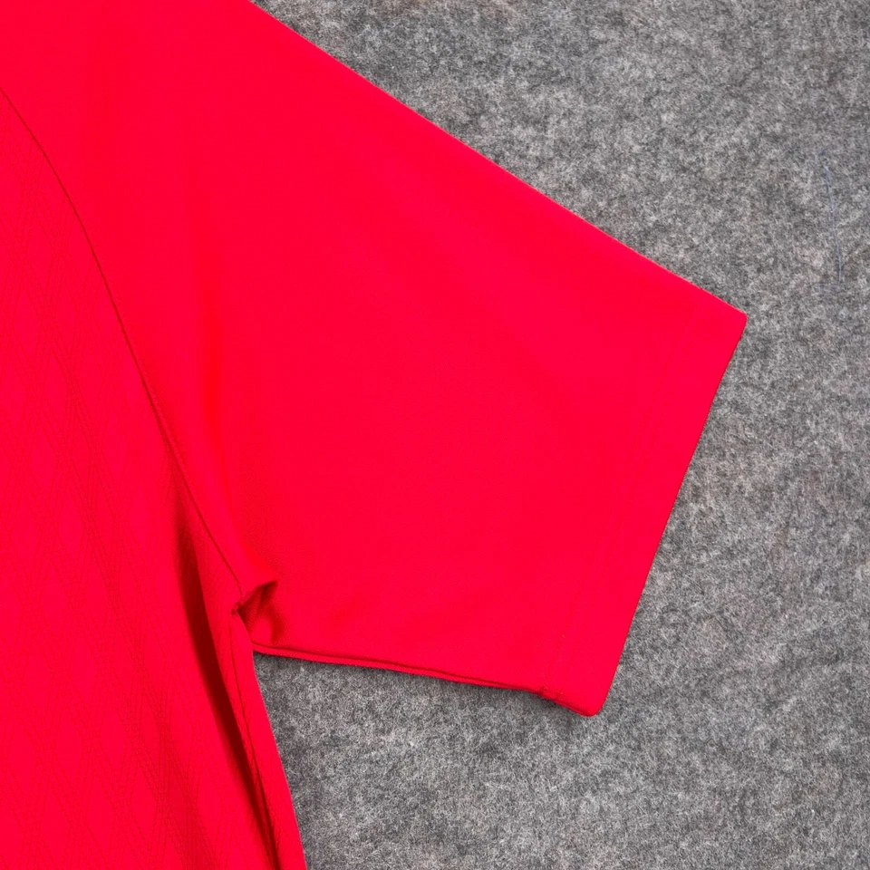 Рубашка поло Bolle мужская средний размер красная карман с коротким рукавом для гольфа полиэстер - Изображение 3 из 4