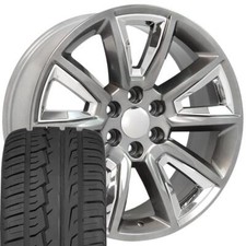 5696 Hyper 22 Inch 6x5.5 Wheels 28545r22 Tires Fit Gmc Chevy Cadillac