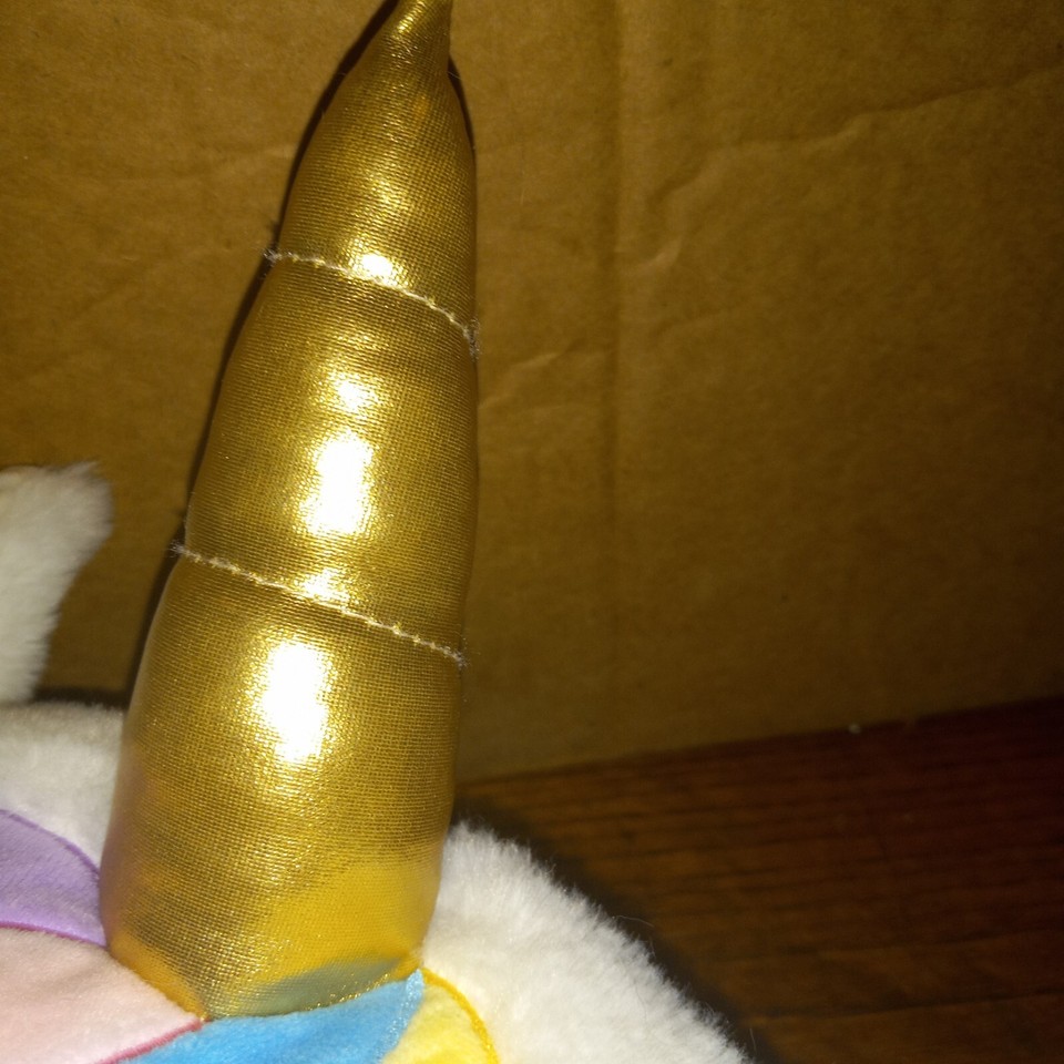 Unicorn Donut Doughnut Pillow Top Trenz Plush Stuffed Animal Toy eBay