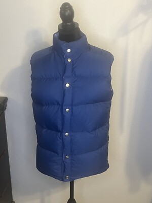 Vtg 80's GERRY Reversible Goose Down Puffer Snap Vest, Men's