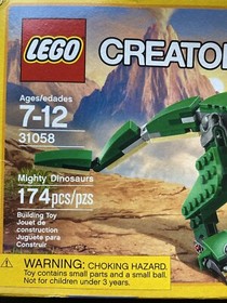 Lego Creator Mighty Dinosaurs Building 174Pc Toy Set 31058 T-Rex SEE DESCRIPTION