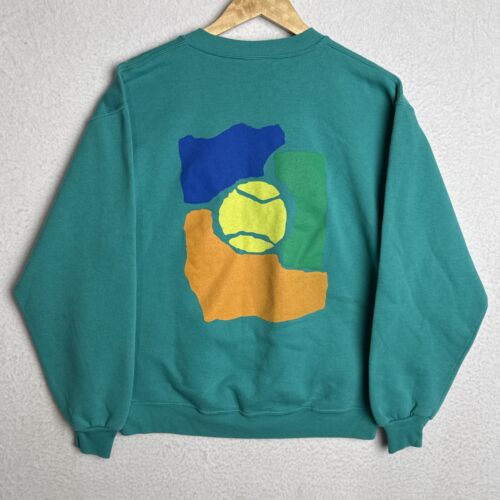Vintage 96’ US Open Tennis Sweatshirt Jerzees 562 Medium - Picture 5 of 6