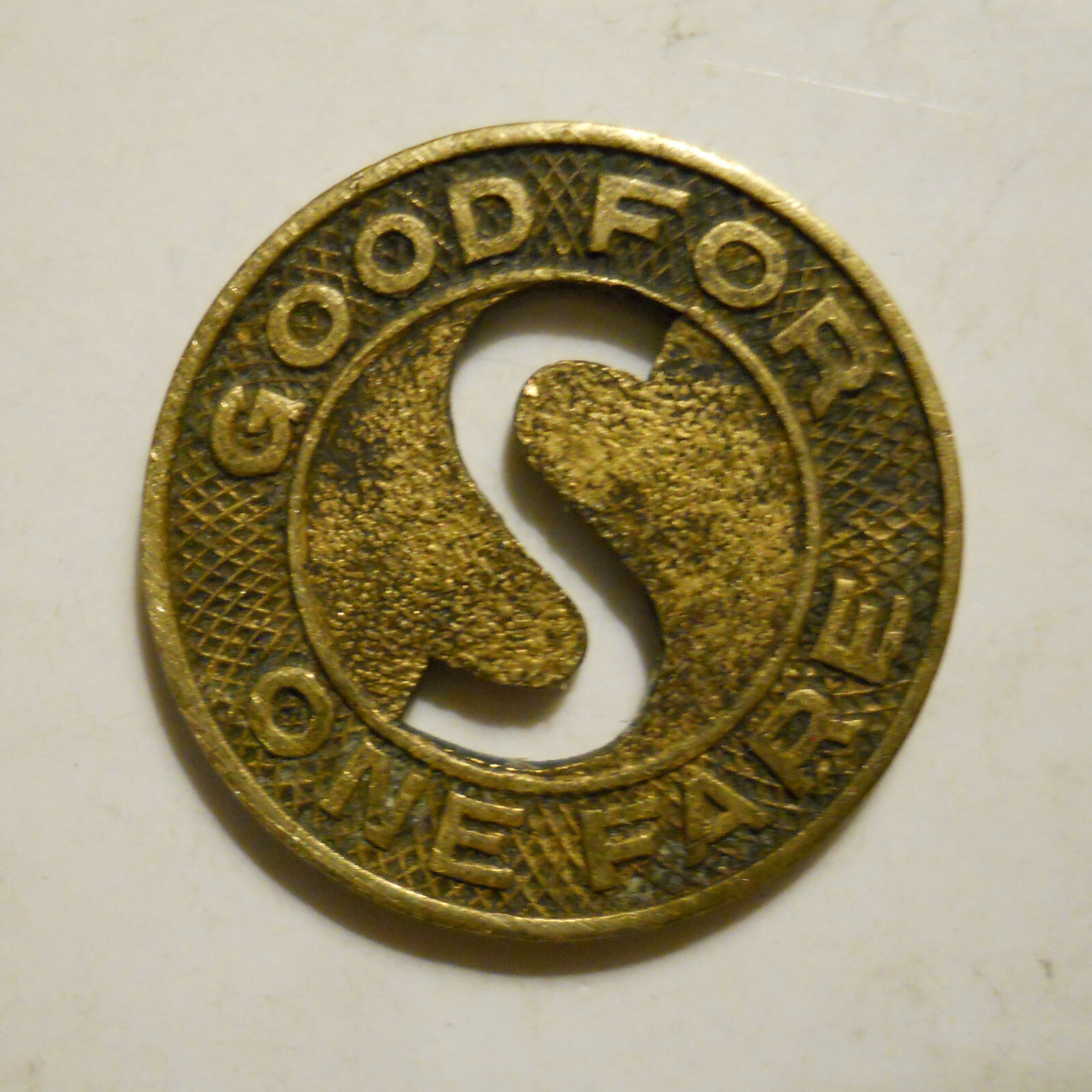 Springfield Street Railway Company (Massachusetts) transit token