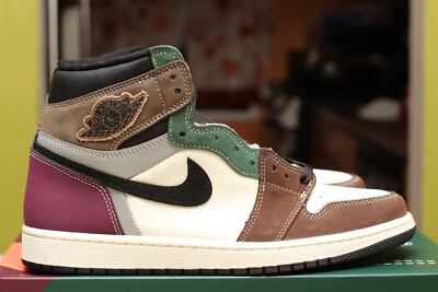AIR JORDAN 1 HIGH OG 'CRAFTED' 2021 SIZE 10.5 DS 100% AUTHENTIC ITEM DH3097 001